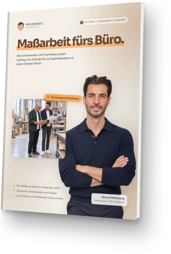 Cover des Ratgebers „Maßarbeit fürs Büro.“